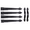 Household Essentials Black Premium Carriage House Garage Door Magnet Set